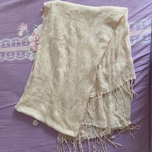 Beige scarf